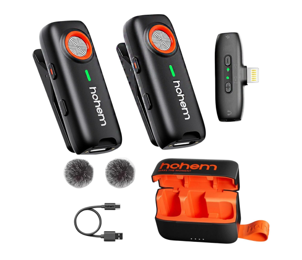 HOHEM MIC-01 (2 TX + 1 RX) Lightning MIC-01 / 6971071551873 - 1360429 - zdjęcie 2